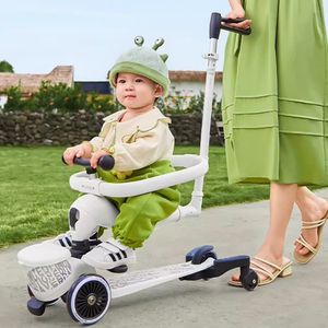 2025 venta al por mayor plegable 6 en 1 scooter de bebé 3 ruedas juguetes de entrenamiento de equilibrio para niños bebé patada scooters para niños - Product Image 5
