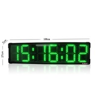 [Ganxin] 8 "affichage LED compte à rebours double face grande horloge de synchronisation de course avec chronomètre Led minuterie de course de voiture