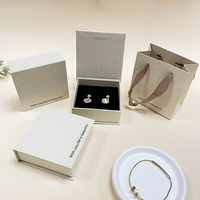 Cajas de Regalo de Cartón Rígido Reciclable para Joyería, para Pulseras, Pendientes, Anillos, Colgantes y Collares, con Logotipo