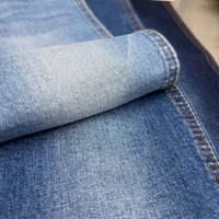 Jeans de Mezclilla para Hombre al por Mayor, Tela Elástica de Algodón y Spandex de 10 oz, 98% Algodón, 2% Spandex, 170 cm de Ancho