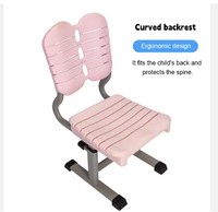 Meubles scolaires, ensemble bureau et chaise trapézoïdaux pour étudiants, table en plastique pour salle de classe collaborative, design ergonomique, maternelle, enfants