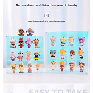 XM Transparent acrylique <span class=keywords><strong>boîte</strong></span> <span class=keywords><strong>de</strong></span> <span class=keywords><strong>rangement</strong></span> jouet Figure vitrine pour adultes jouets vitrine pour Anime figurine militaire soldat - Product Image 3