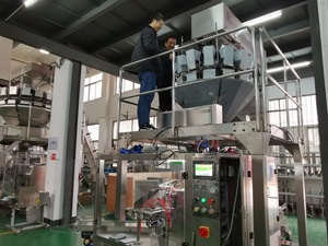 Machine automatique d'emballage de sacs à fermeture éclair doypack machine de pesage de viande séchée de boeuf séché - Product Image 5