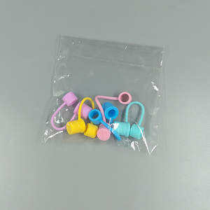<span class=keywords><strong>Tazza</strong></span> di vendita calda per bere in Silicone copricapo con <span class=keywords><strong>punta</strong></span> in paglia copricapo da 10mm copri cannuccia <span class=keywords><strong>a</strong></span> prova di polvere - Product Image 3
