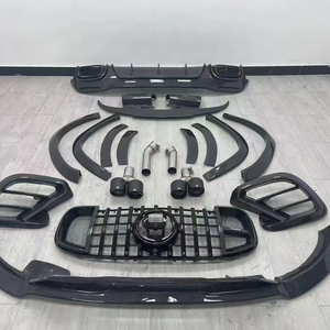 Kit carrosserie en fibre de carbone humide de style <span class=keywords><strong>B</strong></span> avec remplacement de la coque de rétroviseur en carbone sec pour Mercedes Benz GLE63 <span class=keywords><strong>S</strong></span> - Product Image 1