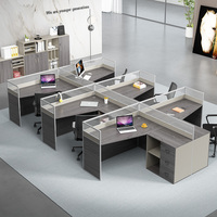 Nouveau produit, bureau d'ordinateur en bois moderne en forme de L, solide et sécurisé, avec un grand rangement