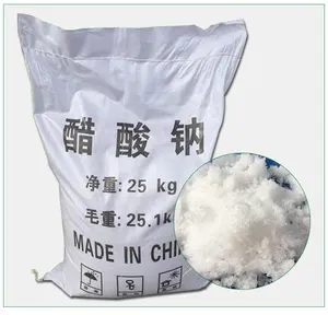 Acétate de sodium cristallin blanc CAS 127 de nouvelle génération anhydre 99%