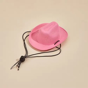 Chapeau de cowboy personnalisé pour animaux de compagnie, accessoires de costume pour chien réglables, chapeau de fête de style western pour petits chiens et chats, cosplay d'Halloween - Product Image 4