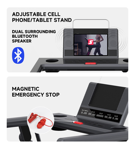 Nhà Máy Bán buôn máy chạy bộ cho nhà tập thể dục dễ dàng cài đặt động cơ điện chạy có thể gập lại thiết kế cho Cardio Đào Tạo - Product Image 3