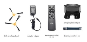 A5-WBK Gyro Navigation <b>Robot</b> <b>Vacuum</b> Cleaner 2600mAh Battery Wet/Dry Cleaning TUYA APP Control 2000PA Suction Brushless Gyro Navi - Product Image 5