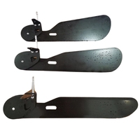 Ensemble de gouvernail de queue en aluminium noir de haute qualité Kayak et autres accessoires de quincaillerie marine