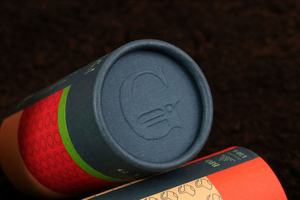 Boîte d'emballage cylindrique en carton kraft pour capsules de gel alimentaire à base de plantes, design personnalisé, recyclable, tube en papier pour poudre de protéines - Product Image 6