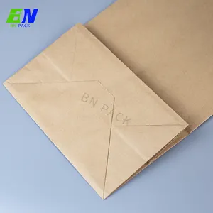 Delivery Box Bottom Bag Customized Disposable Box Bottom Hotfood Fruits Packaging Paper Bag Food Delivery