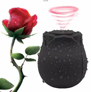 Rose Vibrator Đối Với Phụ Nữ Bán Buôn Biểu Tượng Tùy Chỉnh Âm Vật Kích Thích Hút Dành Cho Người Lớn Đồ Chơi Rose Sucking Vibrator