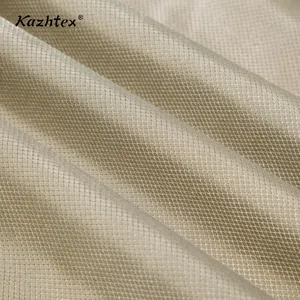 Silver Fabric Emf Anti EMF Diamond Radiation Protection Woven Silver Fiber Fabric