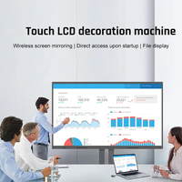 Tableau blanc interactif numérique 4K UHD, panneau intelligent Android 14.0, 120 Hz, écran tactile 20 points pour l'enseignement et les réunions