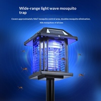 Solar MK05 Muggenlamp met lichtgolfval & elektrische schok voor buitengebruik in de tuin