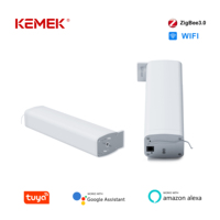 Motor de Cortina Inteligente KEMEK Zigbee con Función de Conexión para Automatización del Hogar Tuya