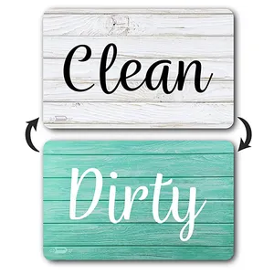 Exquisite Quality Non-Scratch Premium Dishwasher Magnet Clean Dirty Sign Multiple Size Paper Fridge Magnets