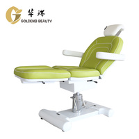 Lit de massage pliant pour le visage avec oreiller réglable en 3D Table de massage pour le visage pour 4 moteurs Lit de massage électrique pour tout le corps