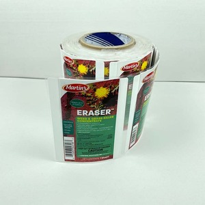 Tốt nhất bán tùy chỉnh in logo thương hiệu riêng Logo Vòng Nhãn dán không thấm nước Vinyl Vòng bao bì nhãn - Product Image 1