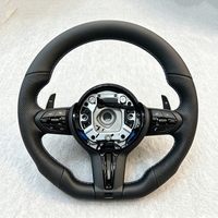 Volante Deportivo de Cuero Negro Perforado M Sport para BMW Serie F F10 F30 F31 F32 F20 E92 E60 X6 E71 X5 E70 M3 M4