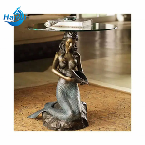 Escultura de Bronce de Sirena de Tamaño Real, de Alta Calidad, para Decoración del Hogar, Mesa de Centro - Product Image 3