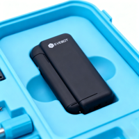 Impresora de Inyección de Tinta Industrial Portátil DX7 con Soporte Flexible, Tinta Permanente Resistente al Agua, Máquina de Codificación Manual para Fecha/Lote/Código QR/Logotipo 2400