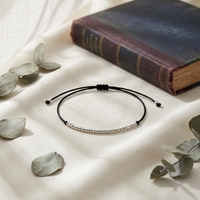 Bracelets perlés en code Morse chrétien, prix de gros usine de bijoux, message caché biblique 1 Pierre 5:7, cadeau fait main en cordon