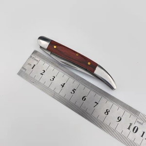 Coltello Tascabile Mini Pieghevole con Manico in Legno - Product Image 4