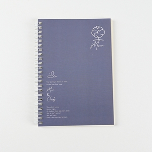 A5 <span class=keywords><strong>B5</strong></span> Xoắn Ốc Máy Tính Xách Tay 60 Sheets Ngà Thẻ Bìa Với Kim Loại Xoắn Ốc Ràng Buộc Mở Phẳng Tính Năng Và Tùy Chỉnh Dấu Ấn - Product Image 4