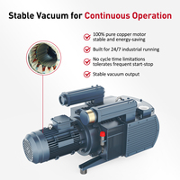 Pompa Vakum Rotary Vane Bebas Oli 250m³/jam 200mbar 7.5kw untuk Pengangkat Vakum, Robot Industri, Mesin Makanan