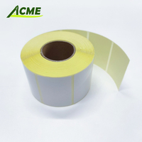 Rouleau d'étiquettes autocollantes personnalisées, papier thermique, étiquettes de code-barres