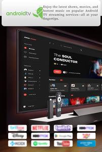 Precio más Bajo de Fábrica, Dispositivo de <span class=keywords><strong>TV</strong></span> HD 4K Ott, All Winner H313, <span class=keywords><strong>Android</strong></span> <span class=keywords><strong>TV</strong></span> Stick HDR con Control Remoto por Voz BT, 2G+16G S02 - Product Image 4