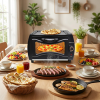 Four électrique tandoor 2100W à coque métallique avec thermostat réglable pour la cuisson de Naan, Chapati, Lahmacun, Pane – Usage domestique et commercial