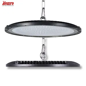 דק במיוחד עיצוב DOB UFO LED מפרץ גבוה אור 200w 150w 100w Ip65 מקורה תאורת Led מנורה תעשייתית מתקן מחסן