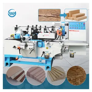 Hz509woodworking Four-Sided Planer Thicknesser Small Mini 4 Side Wood Planer Saw Sawing Machine 4 Sided Planer Moulder