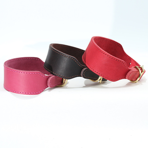 Colliers pour chiens en cuir de vache souple élargis, décoration à rivets, style lévrier, pour chiens de petite et moyenne taille, écologiques, réglables - Product Image 6