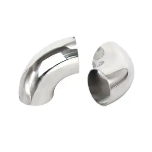 New Factory Direct Welded Sanitary Pipe Fitting Stainless Steel Customized 90 Degree Elbow