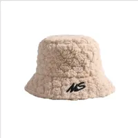 Sombrero de piel sintética de lana personalizada para mujer, moda de otoño e invierno, venta al por mayor