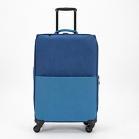 Bagages à main personnalisés en tissu Oxford avec poignée en fer, valises souples durables à roulettes