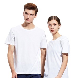 Men's Pure Cotton T-Shirt 210g 40-Count Double Yarn Round Neck Short Sleeve Heavyweight Breathable Leisure Wear Customizable - Product Image 5