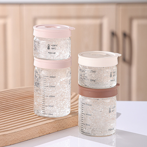 Bouteille en verre transparente de qualité alimentaire de 75 ml à 700 ml, prête à l'emploi, pour miel, confiture, ou <span class=keywords><strong>nid</strong></span> <span class=keywords><strong>d</strong></span>'oiseau, avec couvercle – Vente chaude - Product Image 4