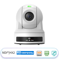 Caméra PTZ 1080P 60FPS avec zoom optique 30X, NDI HX2, USB3.0, HD, 3G-SDI, PoE, suivi IA, directement de l'usine pour la vidéoconférence