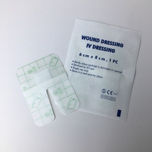 Parche de aguja venosa permanente transpirable impermeable desechable médico yeso PU IV vendaje para heridas para fijación de catéter de cánula - Product Image 4