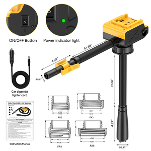 Adaptateur de réservoir IBC multi-spécifications, coupleur en polypropylène pour transfert de carburant et d'eau - Product Image 2