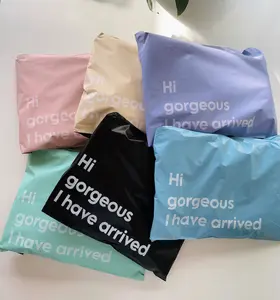 Bolsas de mensajería recicladas exprés con logotipo personalizado, paquete de envío de ropa, sobre de polietileno, bolsa de correo