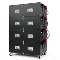 Système de batterie de stockage d'énergie domestique LiFePO4 personnalisé, empilable, 16 kWh, 51,2 V, hybride, protection IP66, sortie 10-20 kW