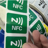 Autocollant en papier d'étiquette d'étiquette RFID NFC pour véhicule voiture pare-brise verre téléphone portable point de contrôle difficile à enlever