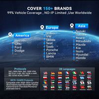 MUCAR 632 herramientas de diagnóstico de coche ECM/TCM/SRS/ABS 4 Sistemas Escáner OBD2 de coche 15 reinicios actualización gratuita de por vida 2025 herramientas de escaneo CANFD